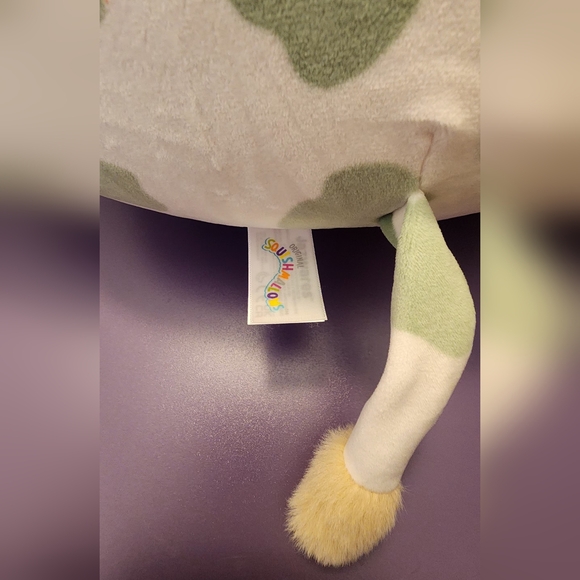 NWT Squishmallows Celestino Green Spotted Highland Cow - Picture 3 of 5